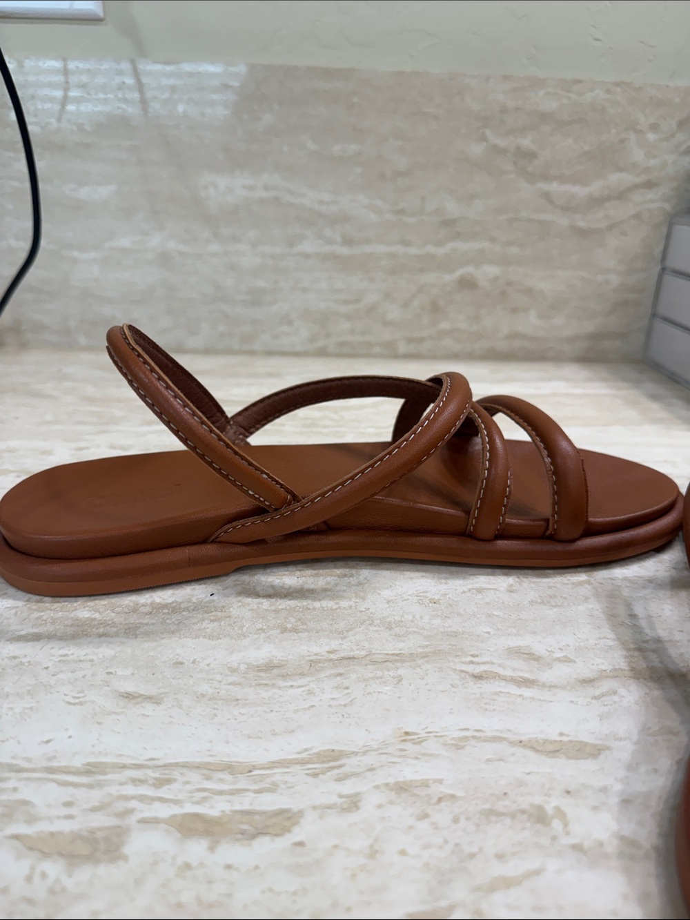 OluKai Women’s Brown Strappy Sandal - Picture 2 of 4